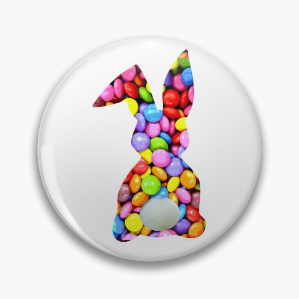 Item preview, Easter Bunny Behind with Big Round Tail | Colorful Candy Bun designed and sold by Rabbitti.