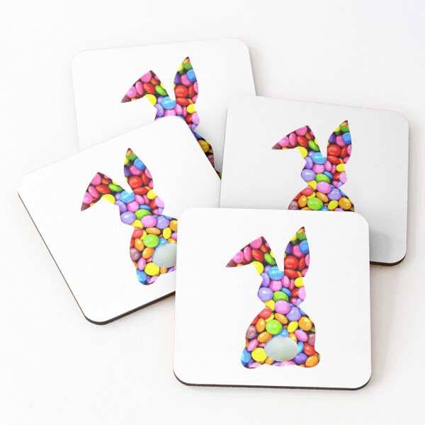 Item preview, Easter Bunny Behind with Big Round Tail | Colorful Candy Bun designed and sold by Rabbitti.