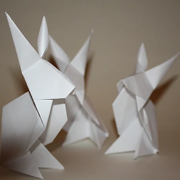 Artwork thumbnail, Paper Rabbit Group by phoenax