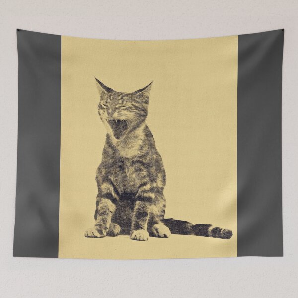 Item preview, Cat yawn designed and sold by OroboroCustom.