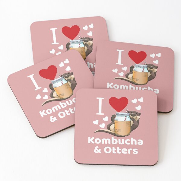 Item preview, I Love Kombucha & Otters - Otter Lover Gift designed and sold by Zavola.