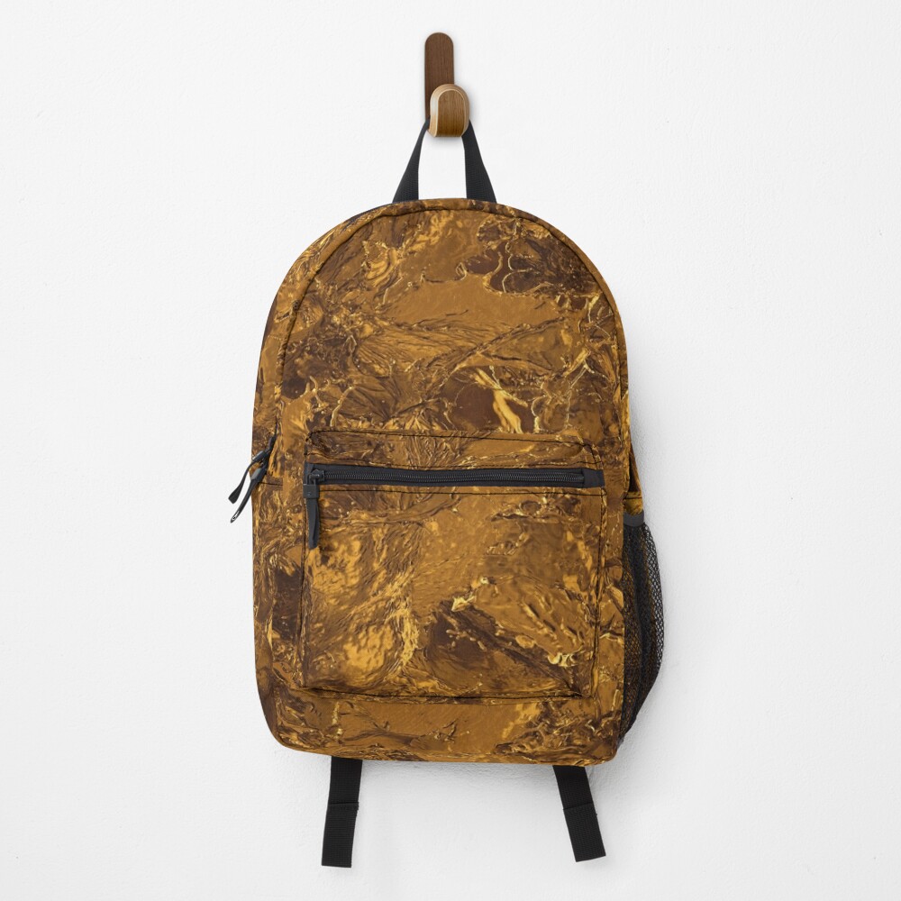 Glamour 015 Goldfarben Folie Rucksack