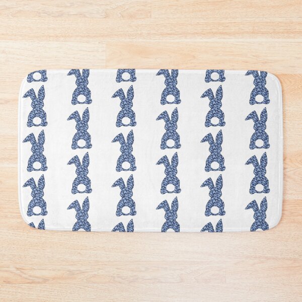 Item preview, Easter Bunny Behind with Big Round Tail | Blue Camo Bun designed and sold by Rabbitti.