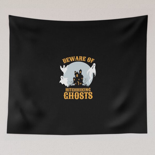 Item preview, Beware Of Hitchhiking Ghosts Fun Halloween Party Cute designed and sold by kandelal.