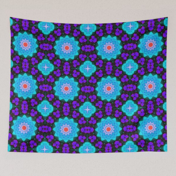 Item preview, Turquoise Frill Full Spectrum Spin Star designed and sold by Kay Patterson.