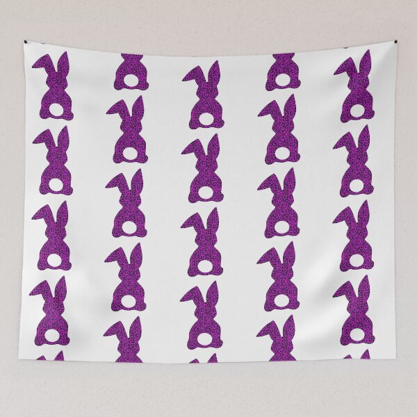 Item preview, Easter Bunny Behind with Big Round Tail | Pink Leopard Bun designed and sold by Rabbitti.