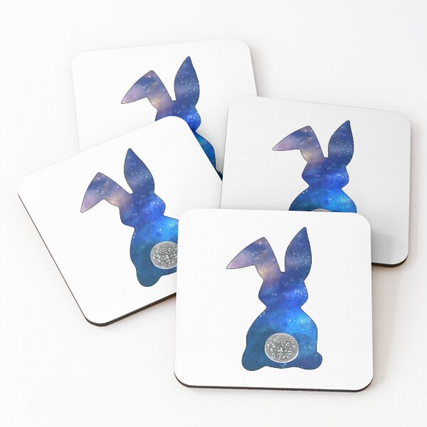 Item preview, Easter Bunny Behind with Big Round Tail | Disco Galaxy Bun designed and sold by Rabbitti.