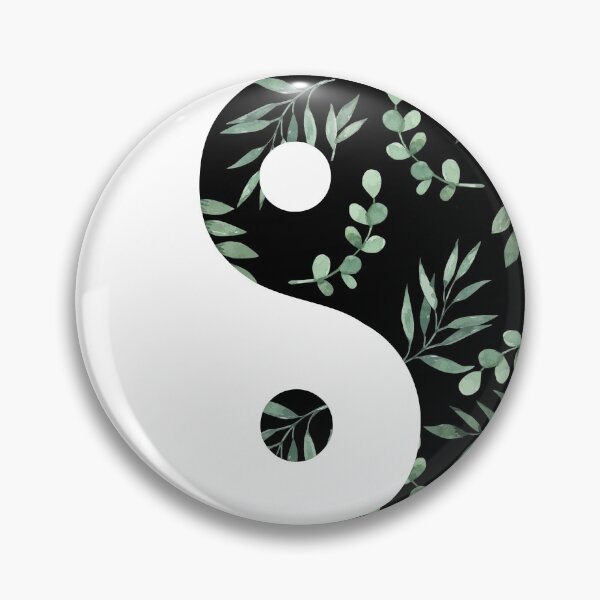Item preview, Yin Yang with eucalyptus leaves designed and sold by adiosmillet.