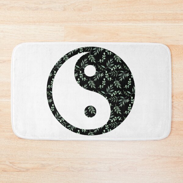 Item preview, Yin Yang with eucalyptus leaves designed and sold by adiosmillet.