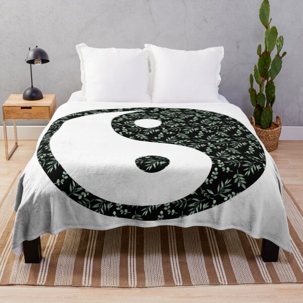 Item preview, Yin Yang with eucalyptus leaves designed and sold by adiosmillet.