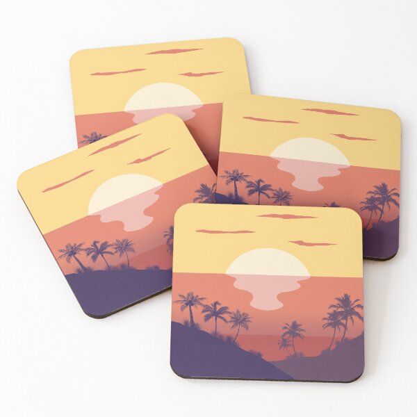 Item preview, Dunes and sunset on the sea designed and sold by Blackvz.