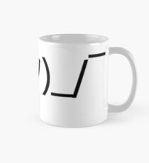 Taza Emoticon encogiéndose de hombros