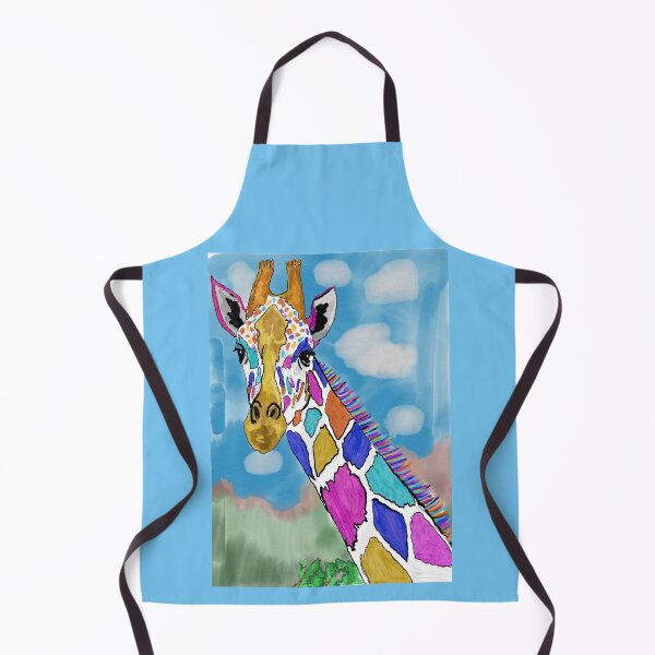 Item preview, Colourful Digital Graphic Design Giraffe Print designed and sold by Wastedbeauty.