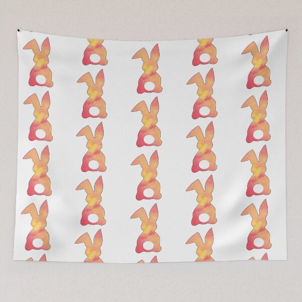 Item preview, Easter Bunny Behind with Big Round Tail | Pink Lemonade Bun designed and sold by Rabbitti.