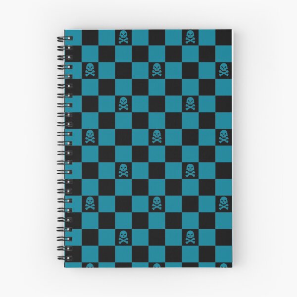 Item preview, Blue Skull Checkerboard designed and sold by bearapaw.