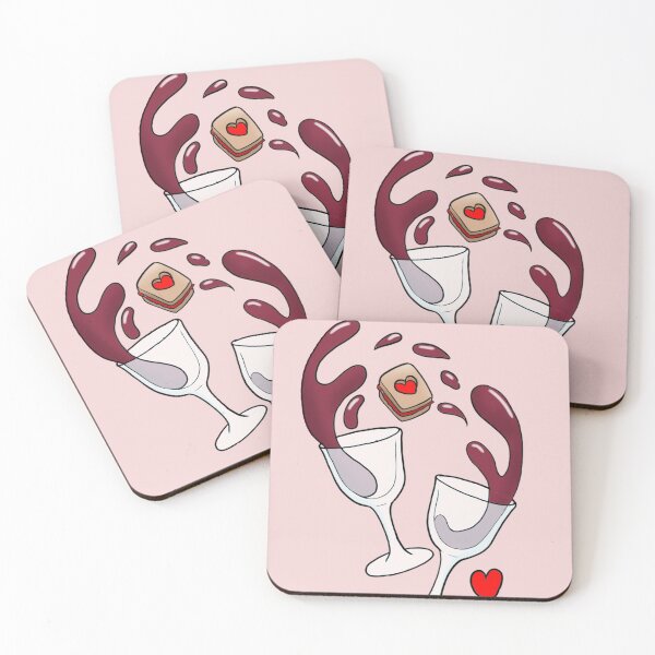 Item preview, cute glass of drinks designed and sold by Snowfly Studio.