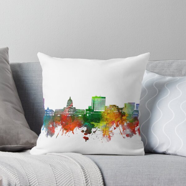 Item preview, topeka skyline watercolor designed and sold by BekimART2.