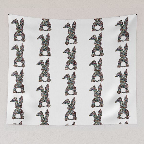Item preview, Easter Bunny Behind with Big Round Tail | Little Flowers Bun designed and sold by Rabbitti.