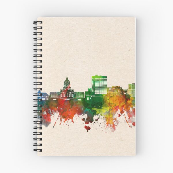 Item preview, topeka skyline watercolor 2 designed and sold by BekimART2.