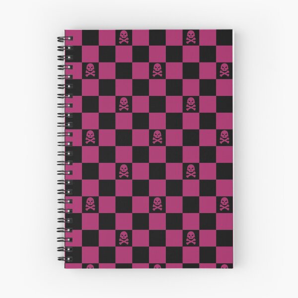 Item preview, Hot Pink Skull Checkerboard designed and sold by bearapaw.
