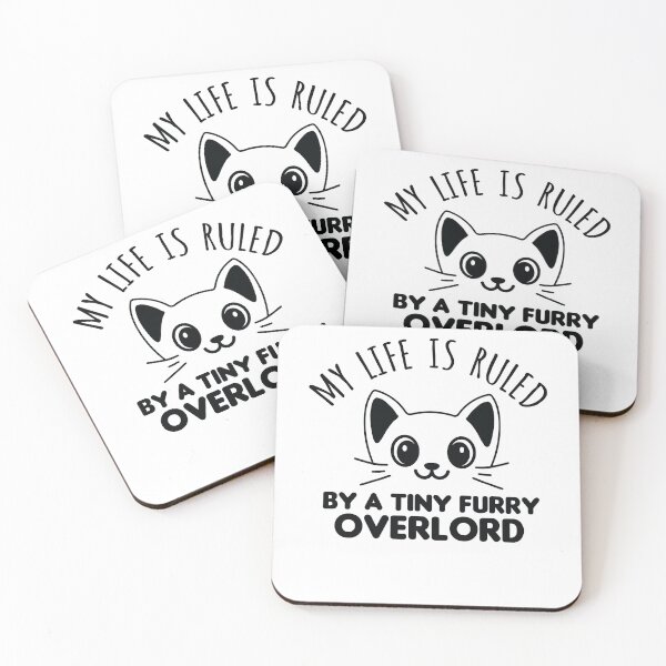 Item preview, My Life is Ruled by a Tiny Furry Overlord Funny Cat, Cat lover designed and sold by MalikaBela.