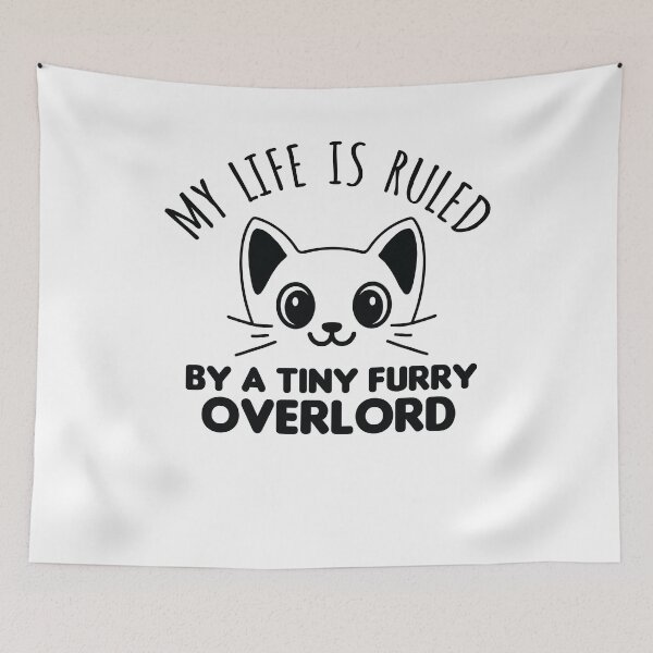 Item preview, My Life is Ruled by a Tiny Furry Overlord Funny Cat, Cat lover designed and sold by MalikaBela.