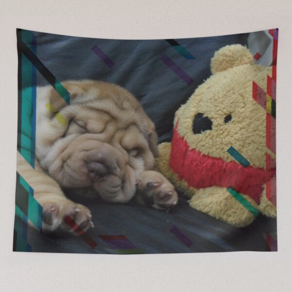 Item preview, Shar pei taking a nap designed and sold by Rioferdynand.