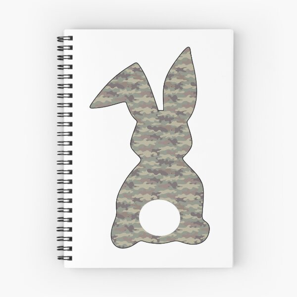 Item preview, Easter Bunny Behind with Big Round Tail | Light Green Camo Bun designed and sold by Rabbitti.