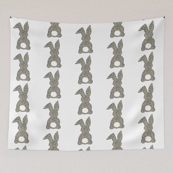 Item preview, Easter Bunny Behind with Big Round Tail | Light Green Camo Bun designed and sold by Rabbitti.