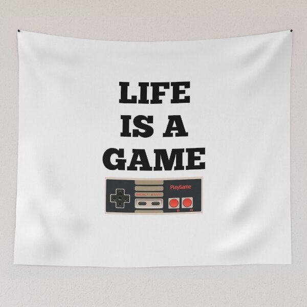 Item preview, Life is a game Gamer shirt designed and sold by Dunn Designs.