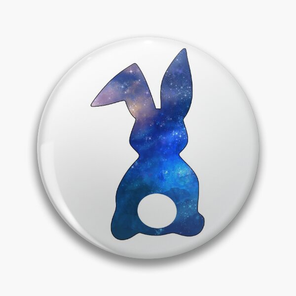 Item preview, Easter Bunny Behind with Big Round Tail | Blue Galaxy Bun designed and sold by Rabbitti.