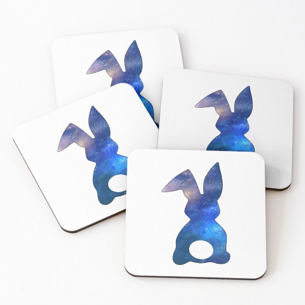 Item preview, Easter Bunny Behind with Big Round Tail | Blue Galaxy Bun designed and sold by Rabbitti.