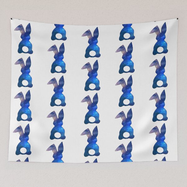 Item preview, Easter Bunny Behind with Big Round Tail | Blue Galaxy Bun designed and sold by Rabbitti.