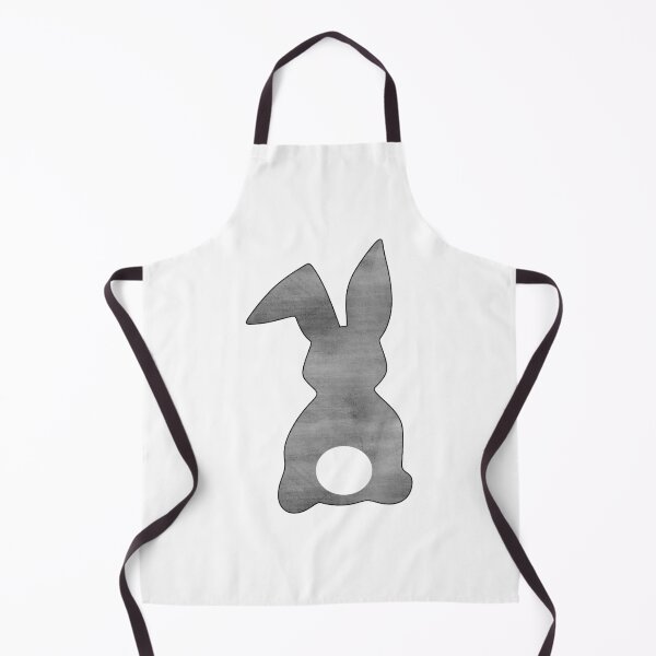 Item preview, Easter Bunny Behind with Big Round Tail | Gray Slate Bun designed and sold by Rabbitti.