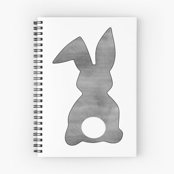 Item preview, Easter Bunny Behind with Big Round Tail | Gray Slate Bun designed and sold by Rabbitti.