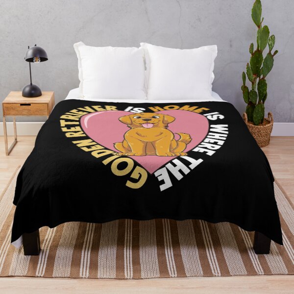 Item preview, Home is where the Golden Retriever is designed and sold by FalkDania.