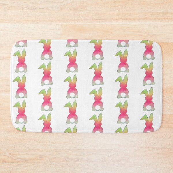 Item preview, Easter Bunny Behind with Big Round Tail | Pink Unicorn Bun designed and sold by Rabbitti.