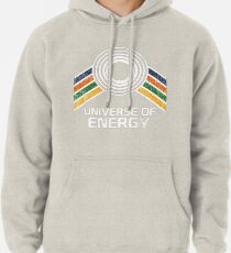 Universe of Energy Logo in Vintage Distressed Style Pullover Hoodie