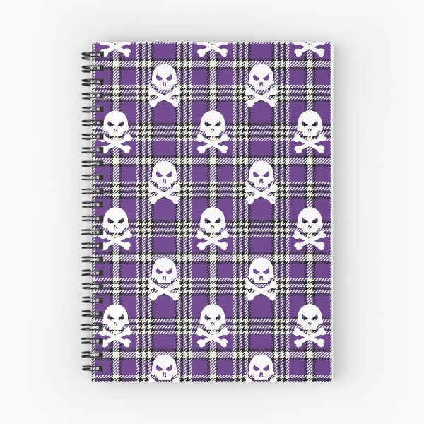 Item preview, Purple Plaid Skulls designed and sold by bearapaw.