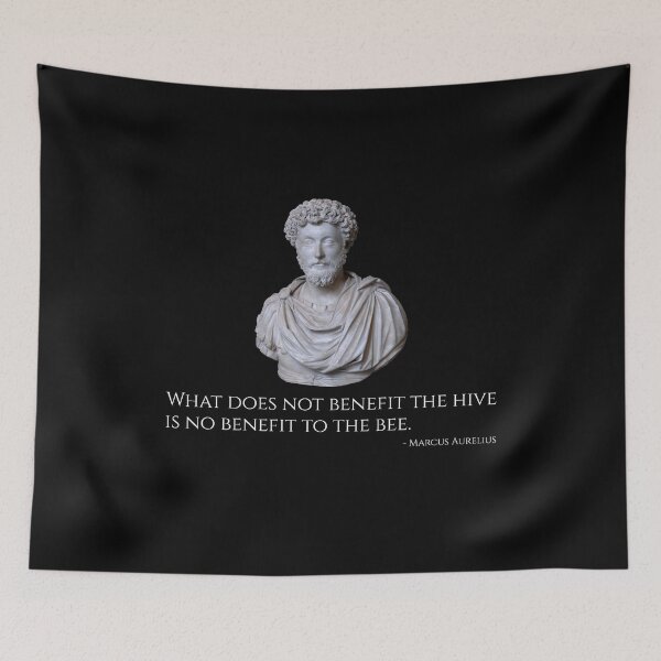 Item preview, Marcus Aurelius - What does not benefit the hive is no benefit to the bee. designed and sold by Styrman.