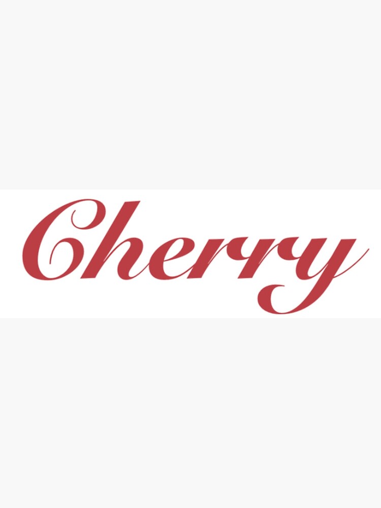 Discover Cherry handwritten 2.0 Premium Matte Vertical Poster