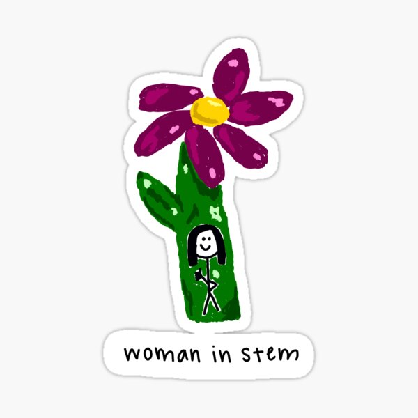 Woman in STEM Sticker