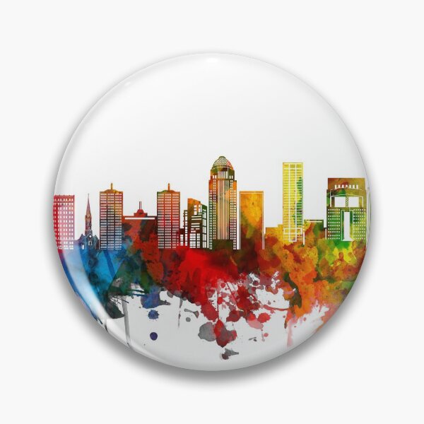 Item preview, louisville skyline watercolor designed and sold by BekimART2.