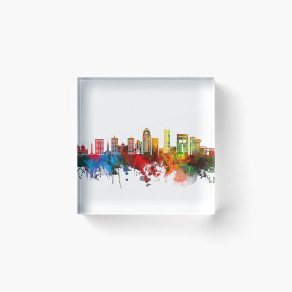 Item preview, louisville skyline watercolor designed and sold by BekimART2.