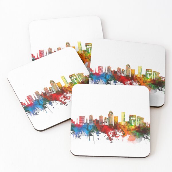 Item preview, louisville skyline watercolor designed and sold by BekimART2.