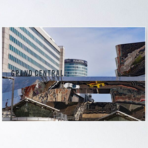 Item preview, Grand Central and the Rotunda Birmingham UK designed and sold by BarmyBrummie.