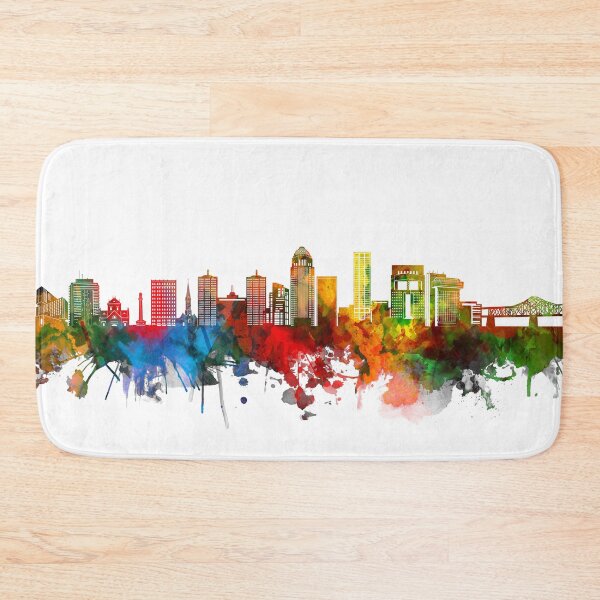 Item preview, louisville skyline watercolor designed and sold by BekimART2.