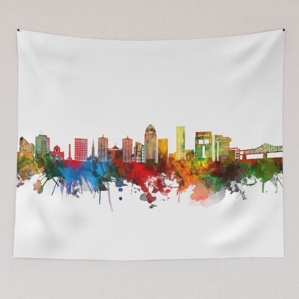 Item preview, louisville skyline watercolor designed and sold by BekimART2.