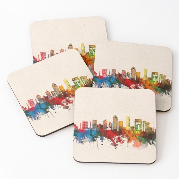 Item preview, louisville skyline watercolor 2 designed and sold by BekimART2.