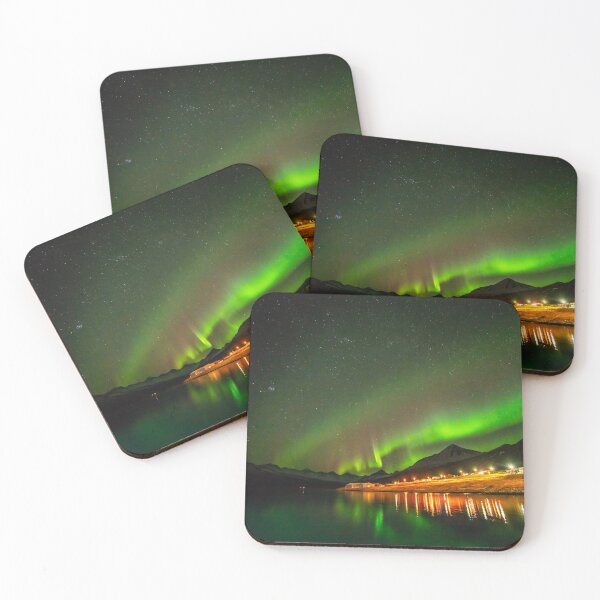 Item preview, Aurora by the harbor designed and sold by RonniHauks.